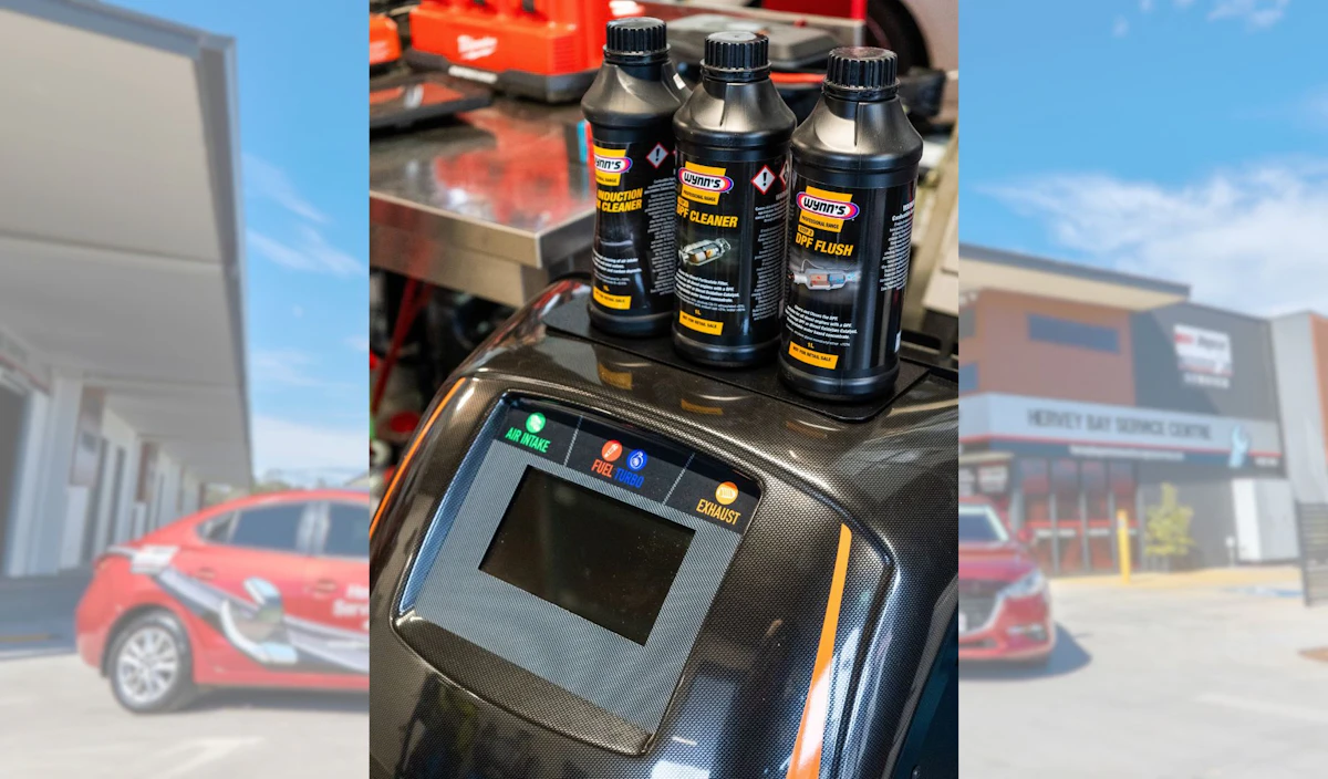 Wynns DPF Cleaning System used by Hervey Bay Service Centre in Dundowran